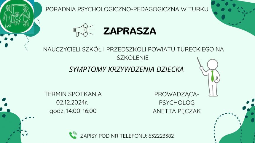Zapraszamy na szkolenie „Symptomy...